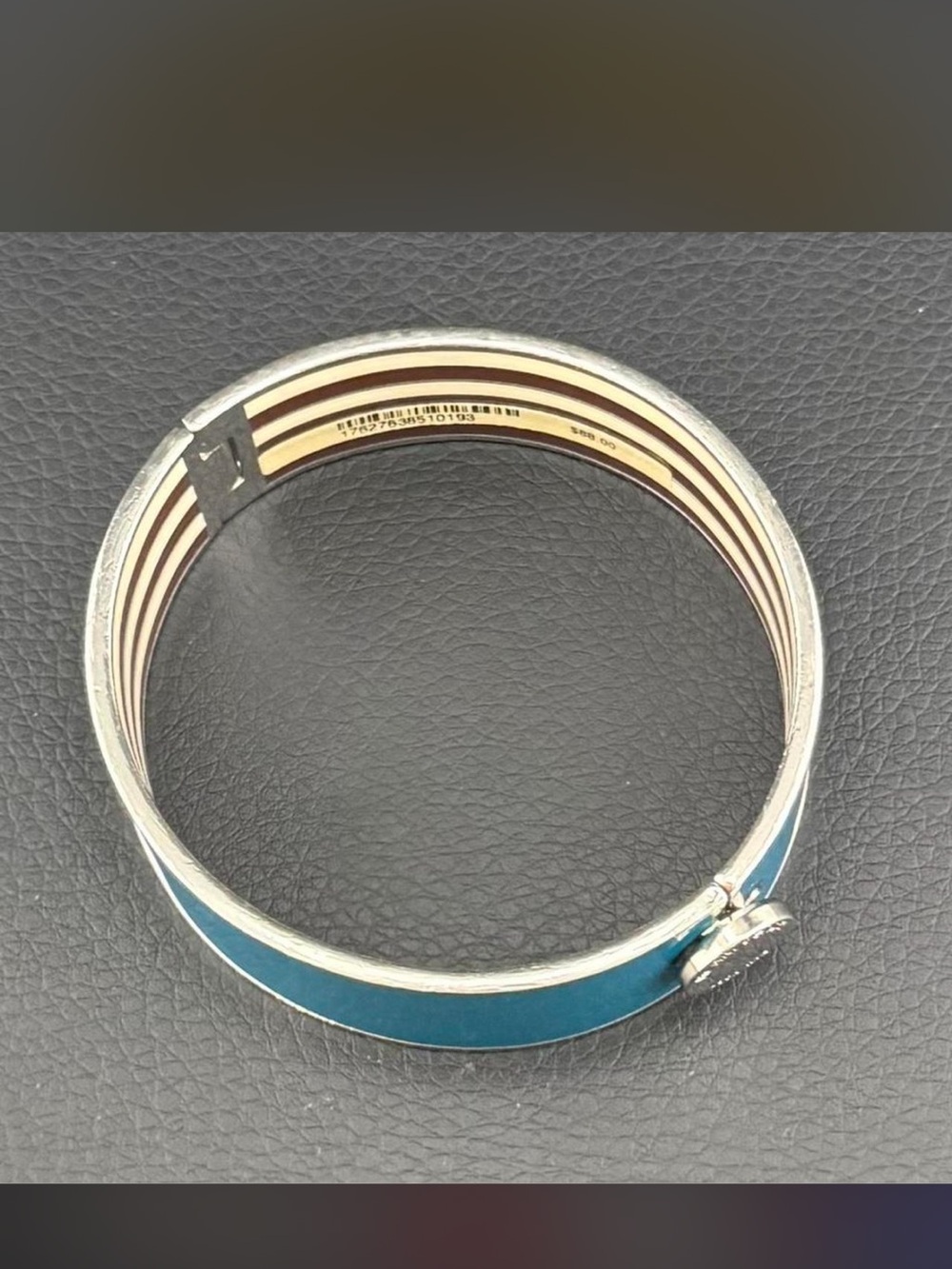 Henri Bendel Turquoise Enamel Cuff Bracelet ✨ - Picture 8 of 8